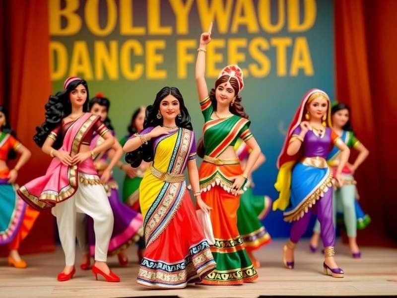 Bollywood Dance Fiesta Graphics Detail Bollywood Dance Fiesta showing detailed character models and vibrant backgrounds