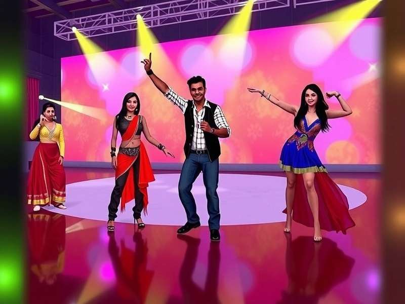 Bollywood Dance Fiesta VR Expansion Bollywood Dance Fiesta upcoming VR mode teaser showing player dancing with virtual Bollywood stars